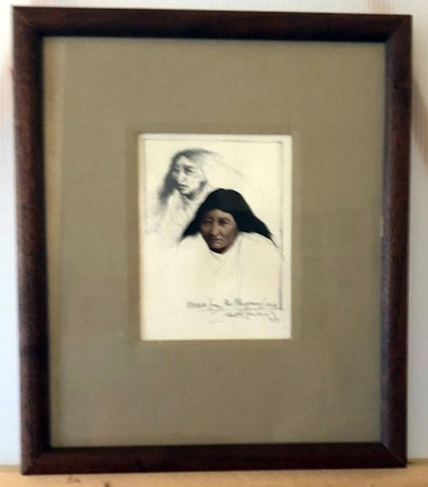 Frank Howell - Woman of the Cheyenne Camp - Limited Edition MultiMedia