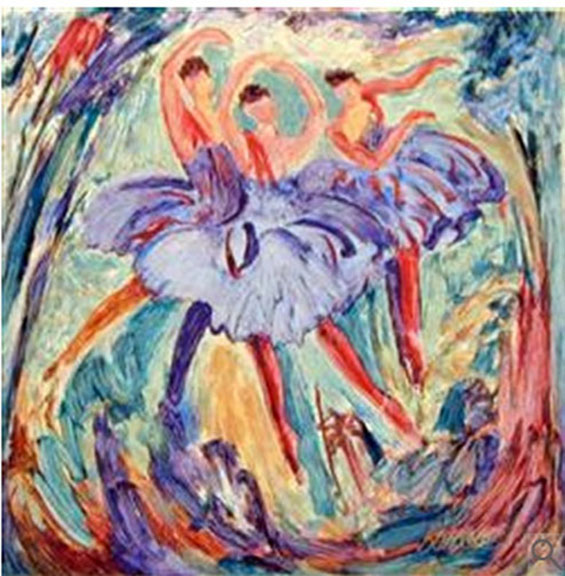 Barbara A. Wood - Arabesque - Limited Edition Serigraph
