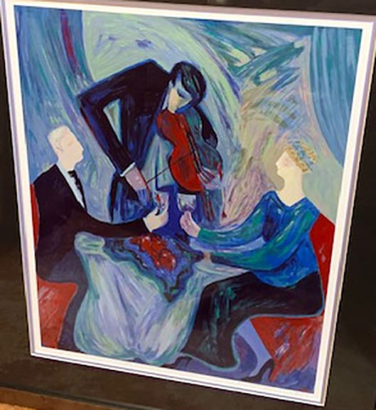 Barbara A. Wood - Dinner For Two - Limited Edition Serigraph