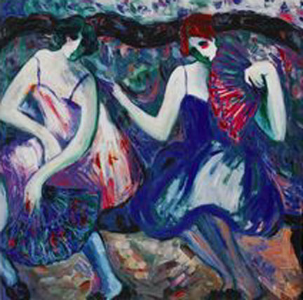 Barbara A. Wood - The Foyer - Limited Edition Serigraph