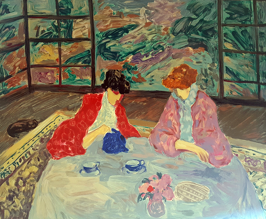 Barbara A. Wood - The Garden Room - Limited Edition Serigraph
