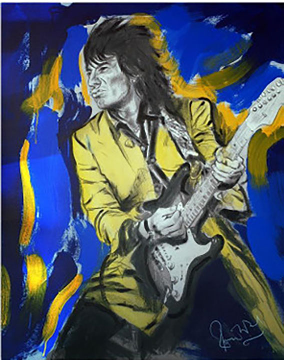 Ronnie Wood - Satisfaction Ronnie - Original Painting - Acrylic on Canvas