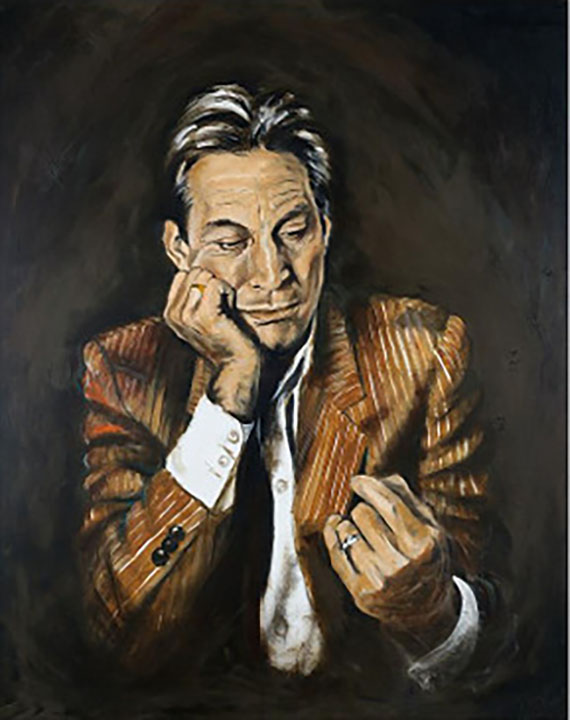 Ronnie Wood - Charlie Ii - Original Painting - Oil on Canvas