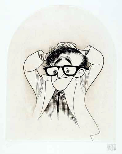 Al Hirschfeld - Woody Allen - Limited Edition Lithograph