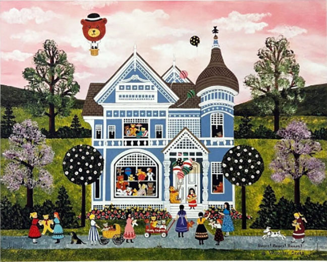 Jane Wooster Scott - Bears! Bears! Bears! - Limited Edition Lithograph