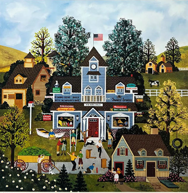 Jane Wooster Scott - Boys Will Be Boys - Limited Edition Lithograph