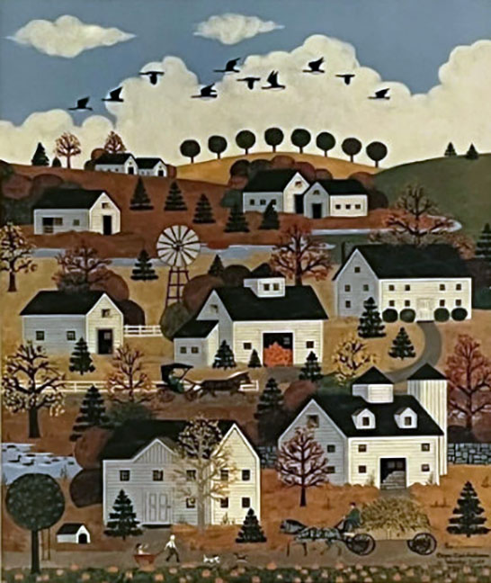 Jane Wooster Scott - Cape Code Autumn - Limited Edition Lithograph