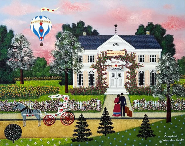Jane Wooster Scott - Coupled - Limited Edition Lithograph
