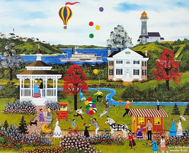 Jane Wooster Scott - Lark In The Park - Limited Edition Lithograph