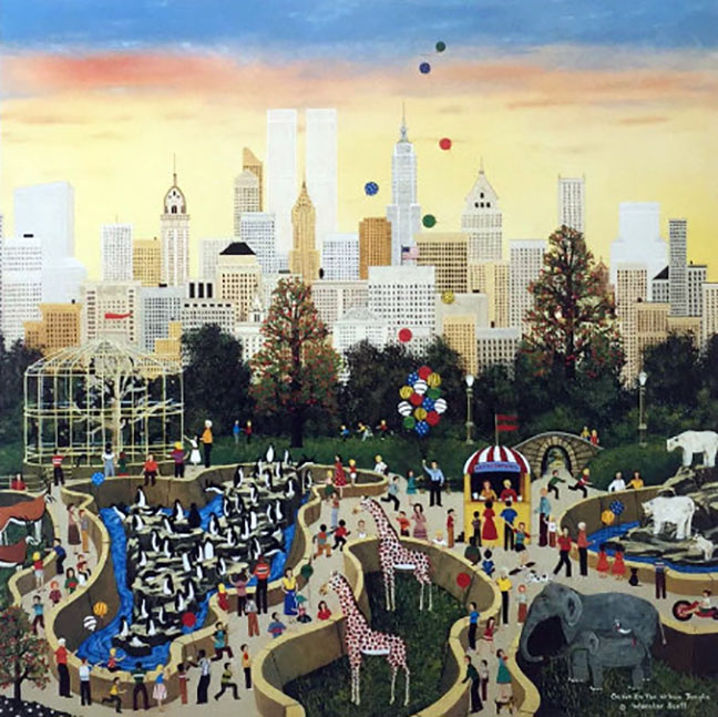 Jane Wooster Scott - Oasis In The Urban Jungle - Limited Edition Lithograph