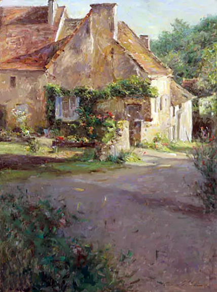 Leonard Wren - Above the Village - Limited Edition Giclee on Canvas