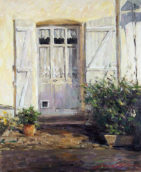 Leonard Wren - Passage du Maison - Limited Edition Giclee on Canvas