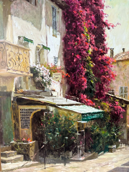 Leonard Wren - St. Tropez - Limited Edition Giclee on Canvas
