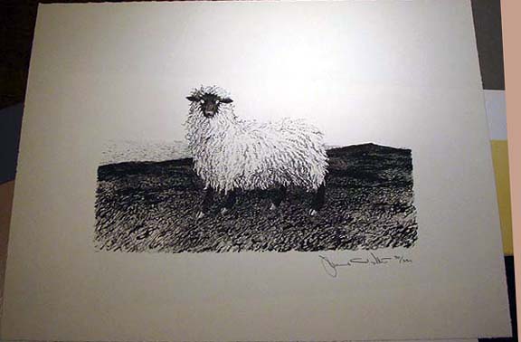 Jamie Wyeth - Portraits of Lady - Limited Edition Lithograph Reproduction