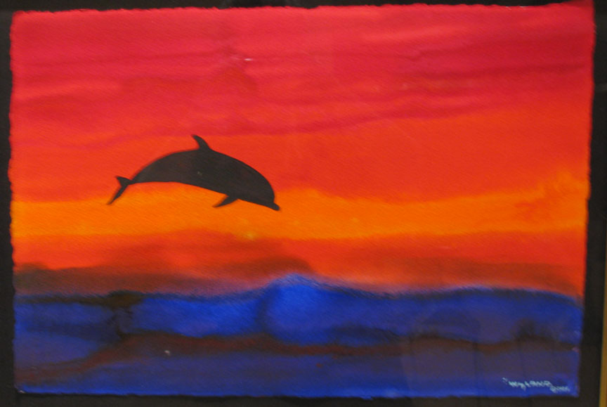 Wyland - Cool Warm Waters - Original Painting - Watercolor on rag paper