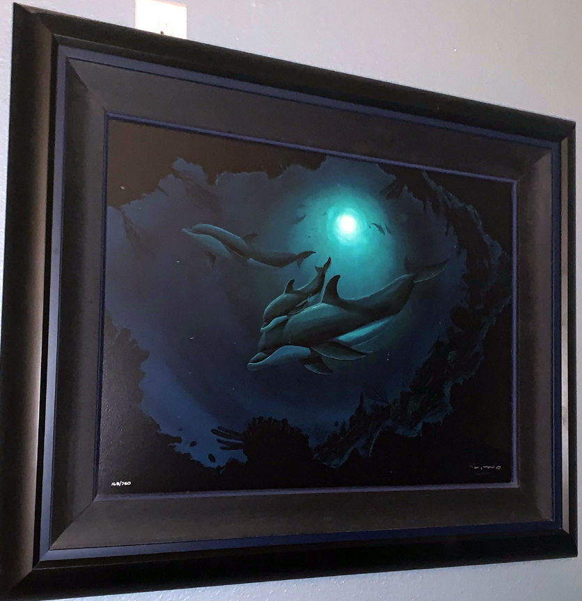 Wyland - Dolphin Sea - Limited Edition Giclee on Canvas