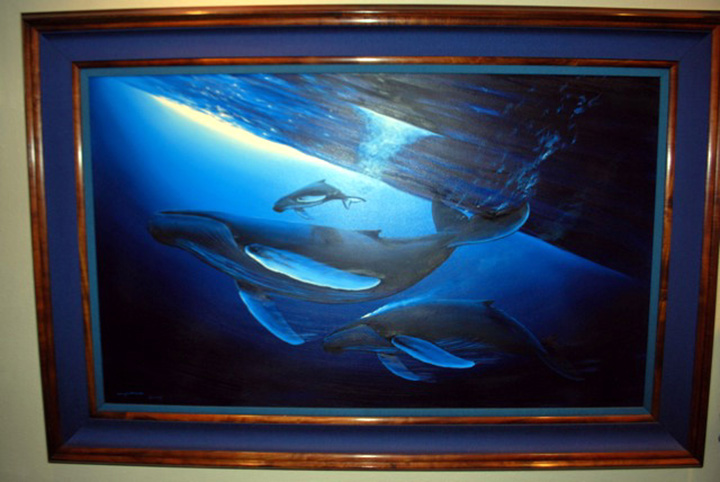 Wyland - Family Voyage - Original Painting - Oil on Canvas