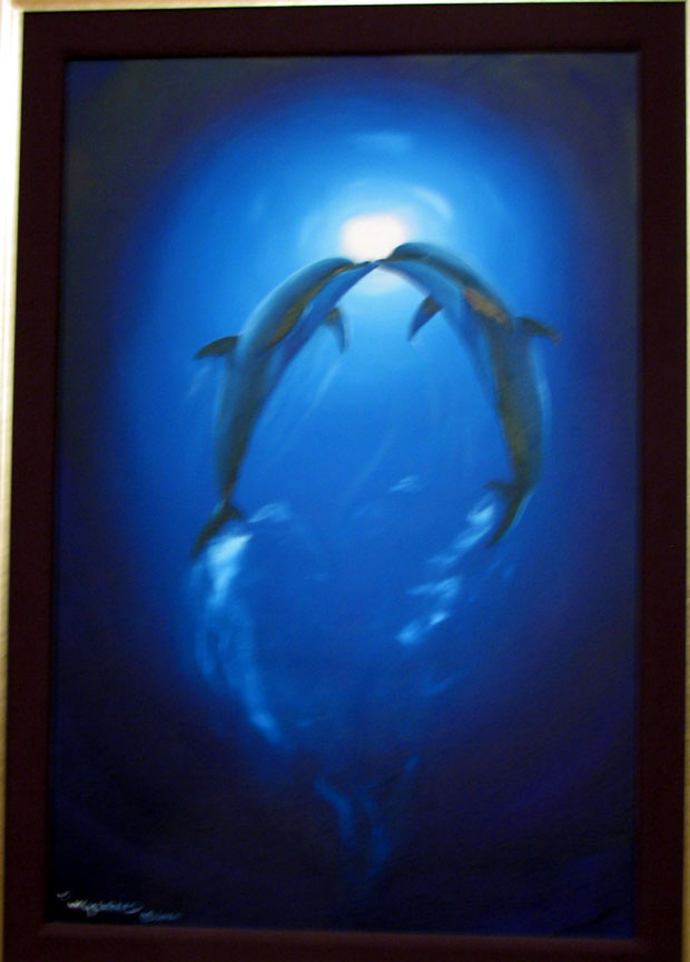 Wyland - Journey Of Love - Original Painting - Oil on Canvas