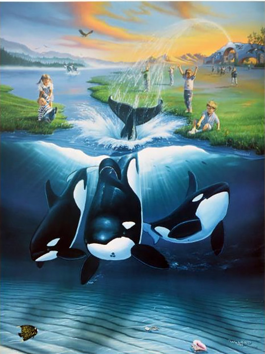 Wyland - Keiko'S Dream - Limited Edition Lithograph