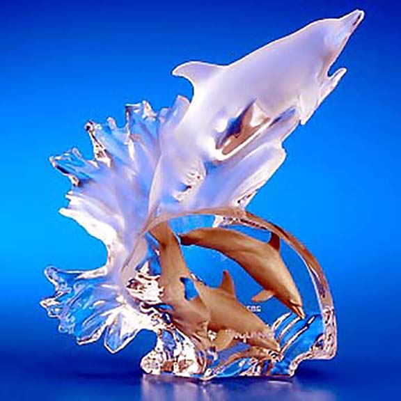 Wyland - Dolphin Vision - Limited Edition Lucite Sculpture
