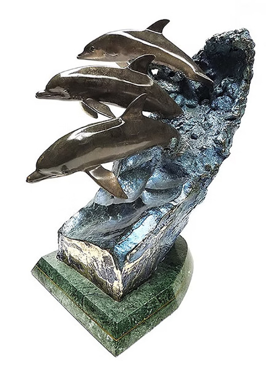 Wyland - Ocean Riders - Limited Edition Bronze Sculpture