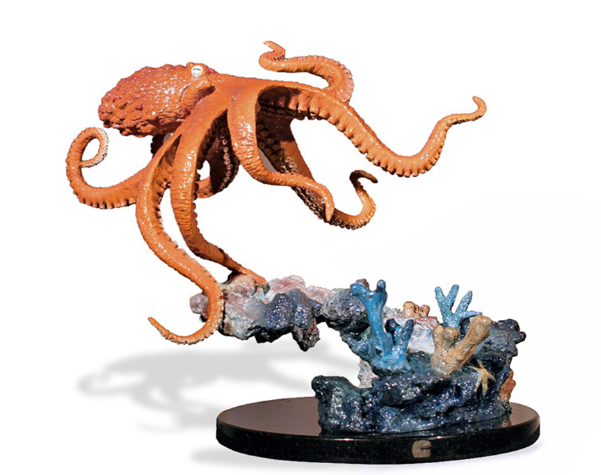 Wyland - Octopus Reef - Limited Edition Bronze Sculpture