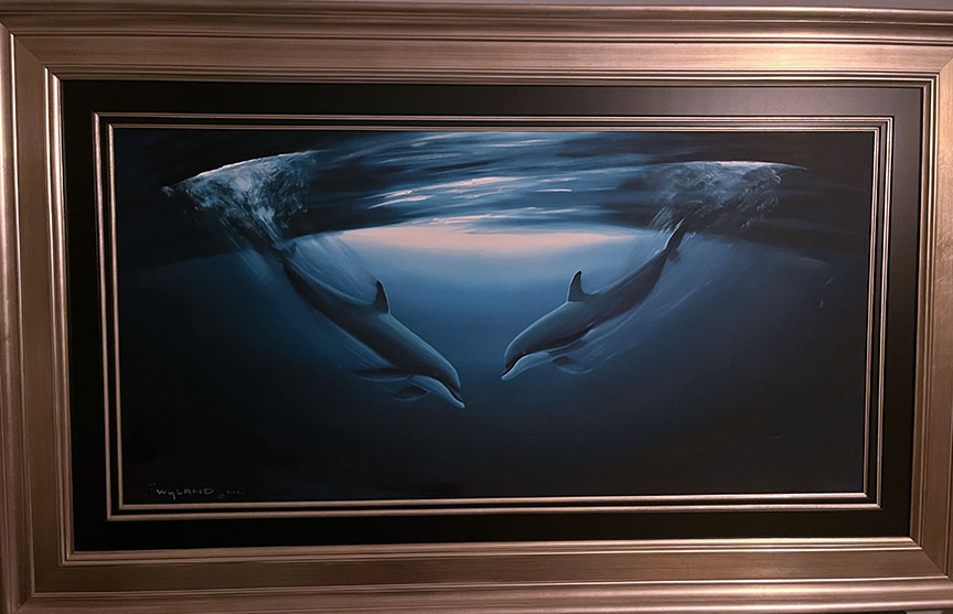 Wyland - Minds In The Sea - Original Painting - Oil on Canvas