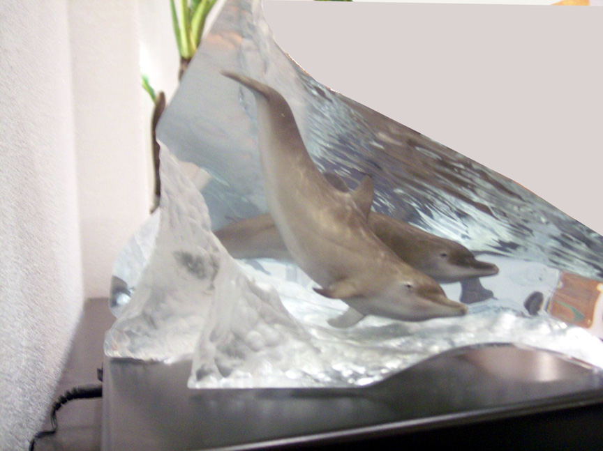 Wyland - The Perfect Wave - Limited Edition Lucite Sculpture