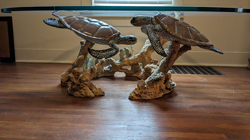 Wyland - Turtle Reef Coffee Table - Limited Edition Bronze Sculpture