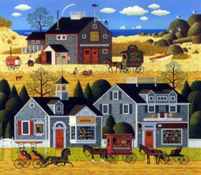 Charles Wysocki - Devilstone Harbor - Limited Edition Lithograph