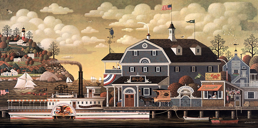 Charles Wysocki - Fairhaven by the Sea - Limited Edition Lithograph