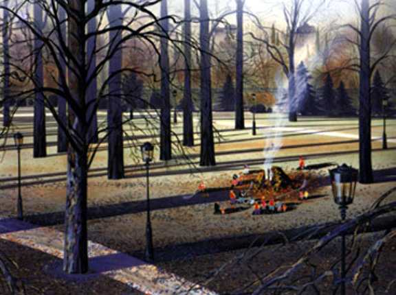 Hiro Yamagata - Autumn Afternoon - Limited Edition Serigraph