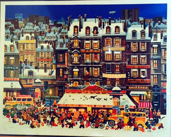 Hiro Yamagata - Chanson De Neige - Limited Edition Serigraph