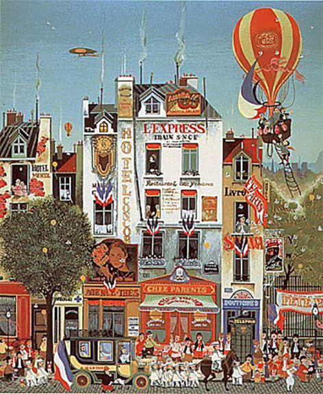 Hiro Yamagata - Hotel Concorde - Limited Edition Serigraph