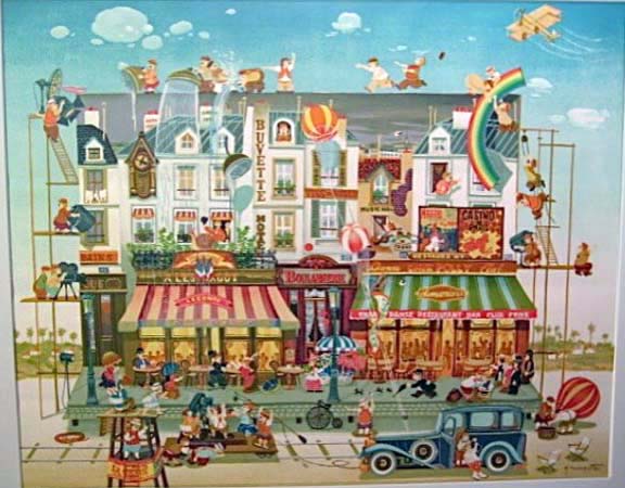 Hiro Yamagata - Paris Film - Limited Edition Serigraph
