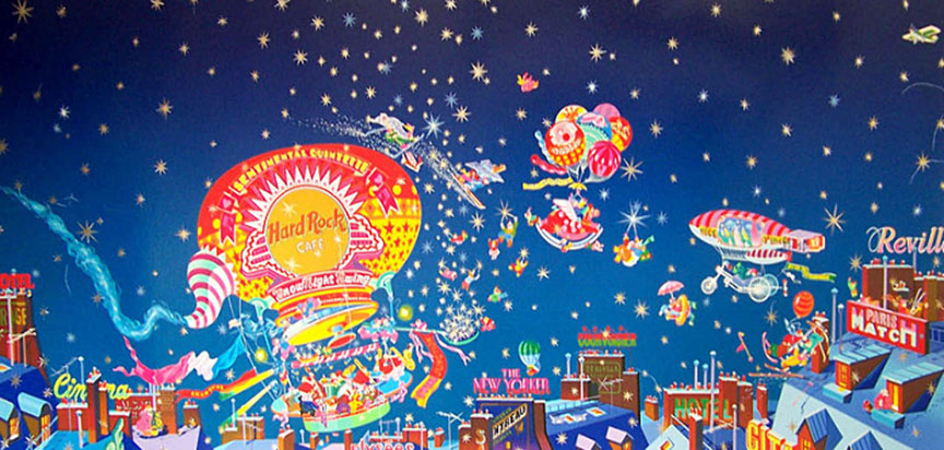 Hiro Yamagata - Snowy Night Swing - Limited Edition Serigraph