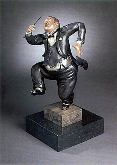 Hiro Yamagata - The Conductor - Limited Edition Bronze Sculpture