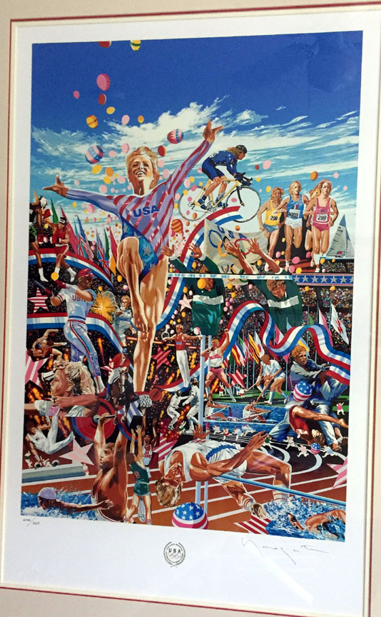 Hiro Yamagata - The Gymnast - Limited Edition Serigraph