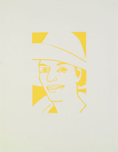 Alex Katz - Yellow Hat - Limited Edition Woodcut