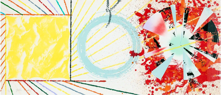 James Rosenquist - Yellow Landing - Limited Edition Lithograph / Screen Print