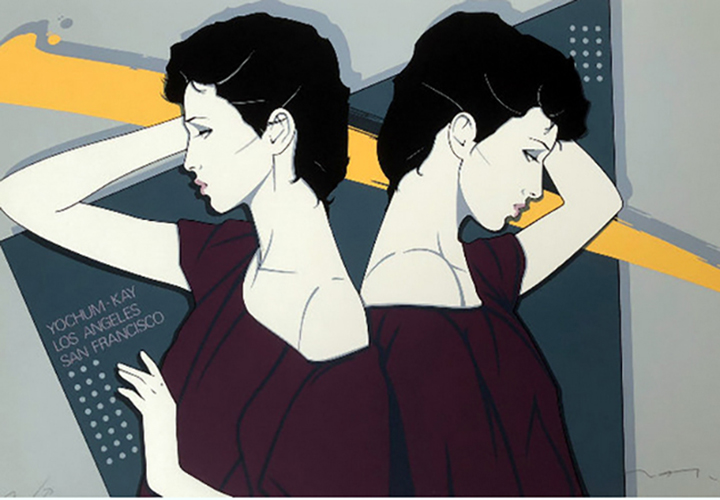 Patrick Nagel - Yochum Kay - Limited Edition Serigraph