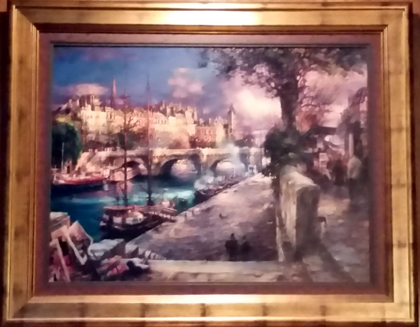 Cao Yong - Banks of La Seine - Limited Edition Giclee on Canvas