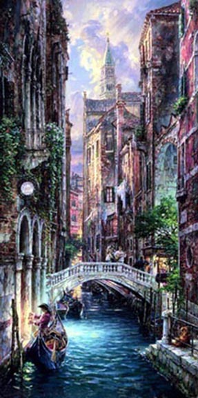 Cao Yong - Deja Vu of Venice - Limited Edition Giclee on Canvas