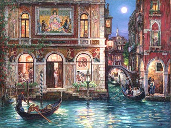 Cao Yong - Memories Of Venice - Limited Edition Giclee on Canvas