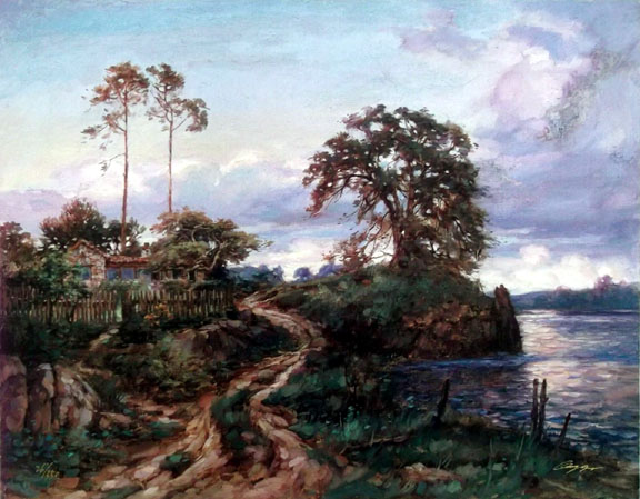Cao Yong - Peaceful Cove - Limited Edition Giclee on Canvas