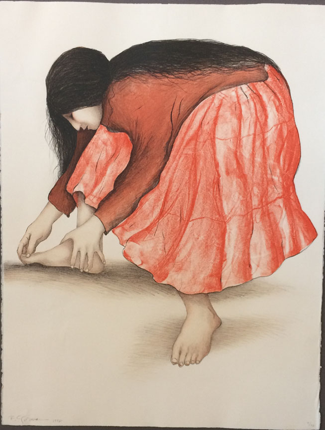 RC Gorman - Yosi, State I - Limited Edition Lithograph