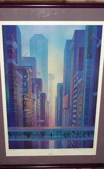 Michael Young - Bridging The Gap - Limited Edition Serigraph