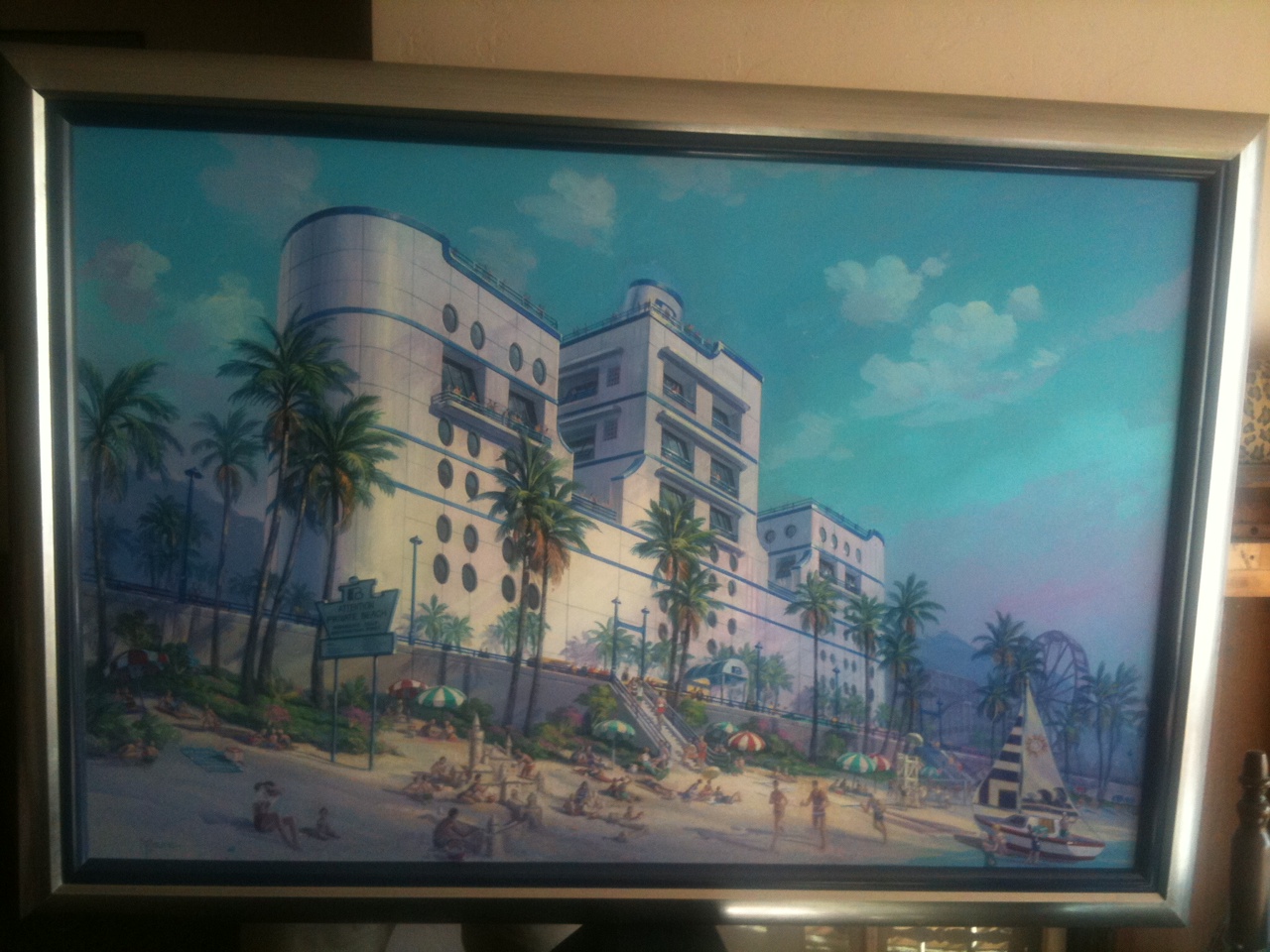 Michael Young - Private Beach - Original Painting - Oil on Canvas