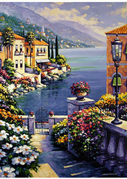 John Zaccheo - Sunlit Passage - Limited Edition Serigraph