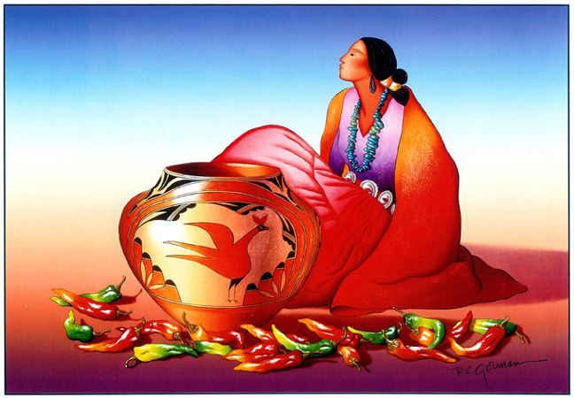 RC Gorman - Zia Benita - Limited Edition Lithograph